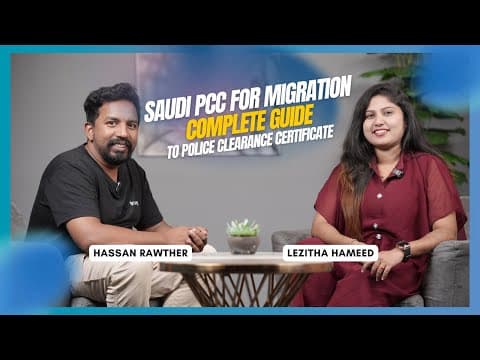 Saudi PCC for Migration | Complete Guide to Police Clearance Certificate
